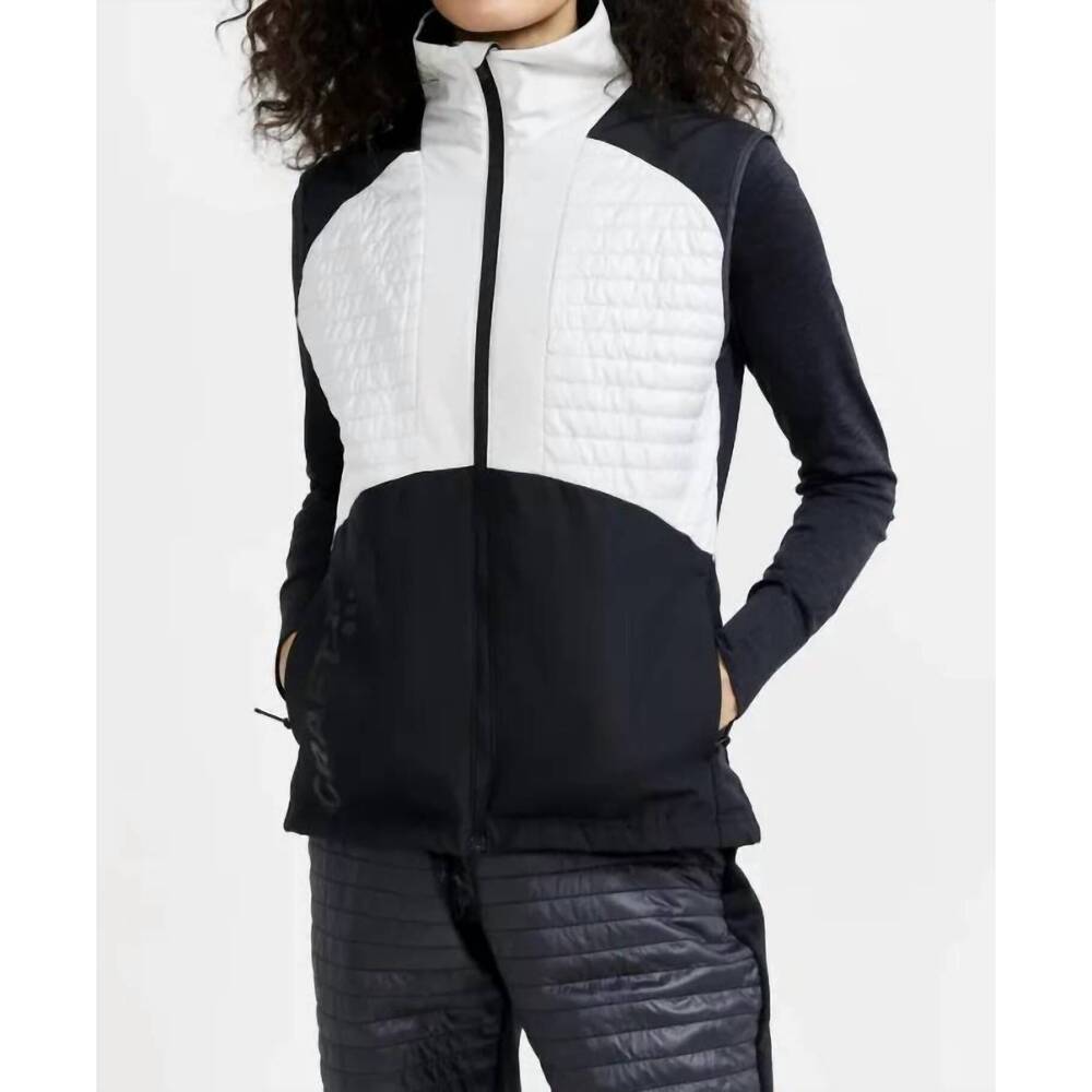 NEW CRAFT adventure storm insulate nordic vest in ash/black